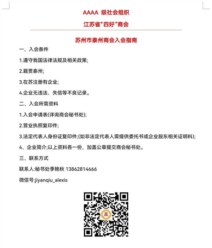 苏州市泰州商会二届十五次会长（扩大）办公会暨国防形势报告会圆满召开